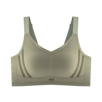 Sports Style Full Coverage Minimizer Bras Seamless Cloud Sense Ultra Comfortable Support Green Color VEIMIA