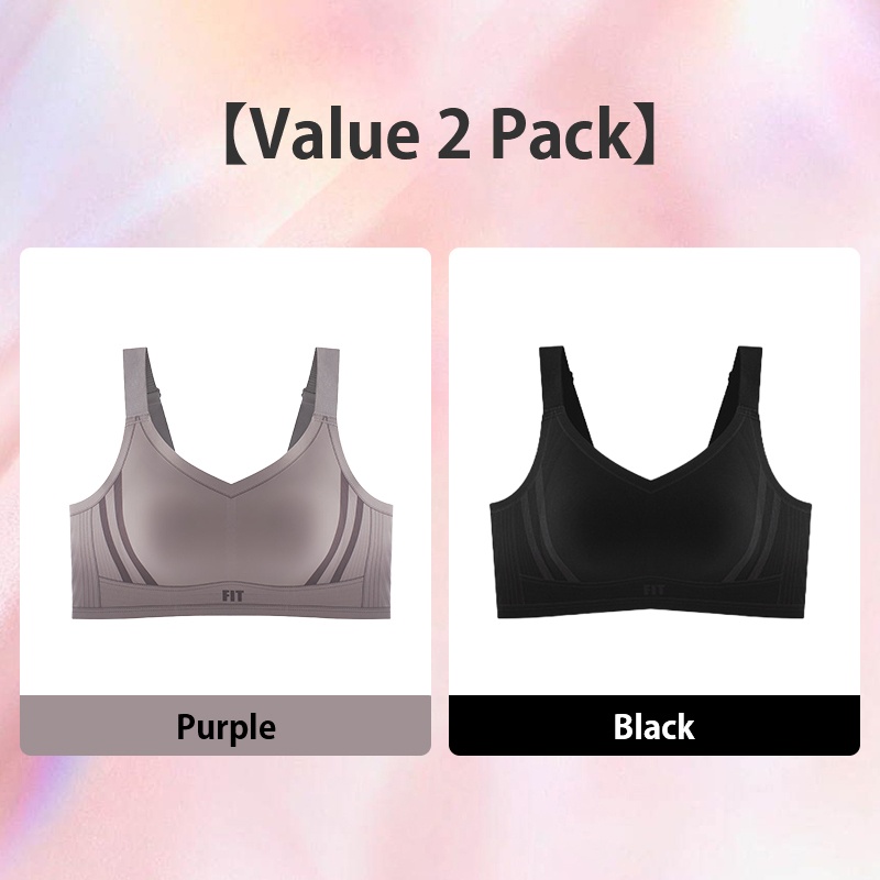 VEIMIA Sports Style Full Coverage Minimizer Bra Seamless Cloud Sense Comfortable Support
