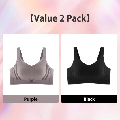 VEIMIA Sports Style Full Coverage Minimizer Bra Seamless Cloud Sense Comfortable Support