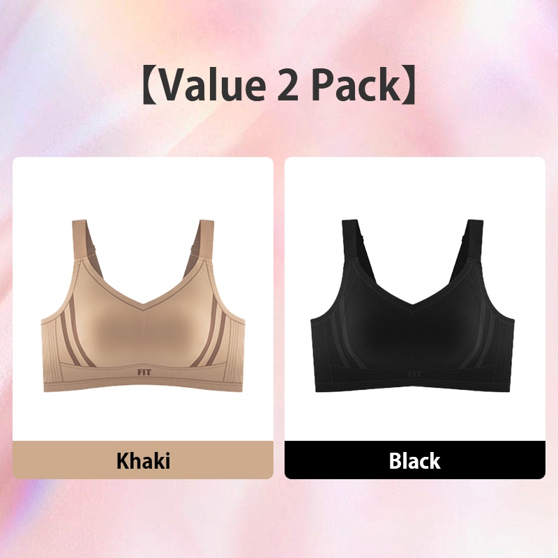 VEIMIA Sports Style Full Coverage Minimizer Bra Seamless Cloud Sense Comfortable Support