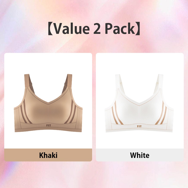 VEIMIA Sports Style Full Coverage Minimizer Bra Seamless Cloud Sense Comfortable Support