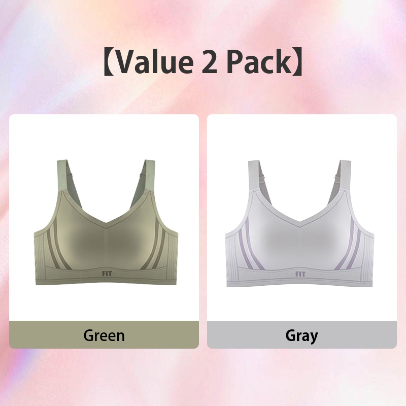 VEIMIA Sports Style Full Coverage Minimizer Bra Seamless Cloud Sense Comfortable Support