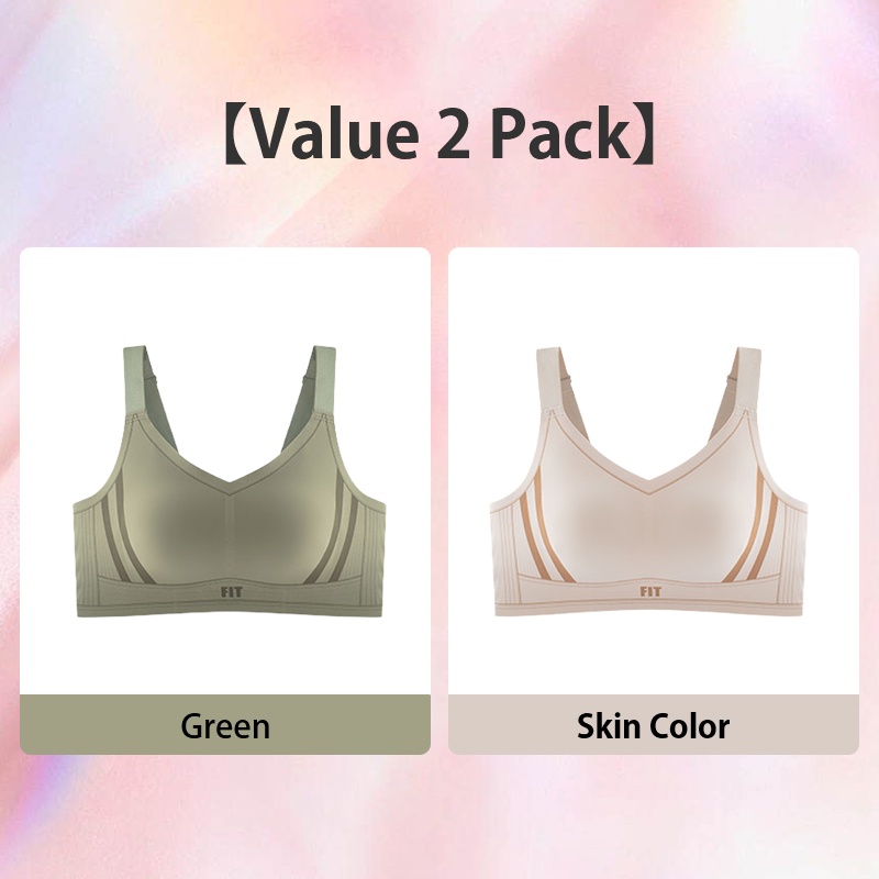 VEIMIA Sports Style Full Coverage Minimizer Bra Seamless Cloud Sense Comfortable Support