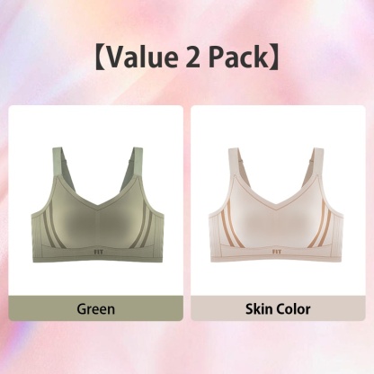 VEIMIA Sports Style Full Coverage Minimizer Bra Seamless Cloud Sense Comfortable Support