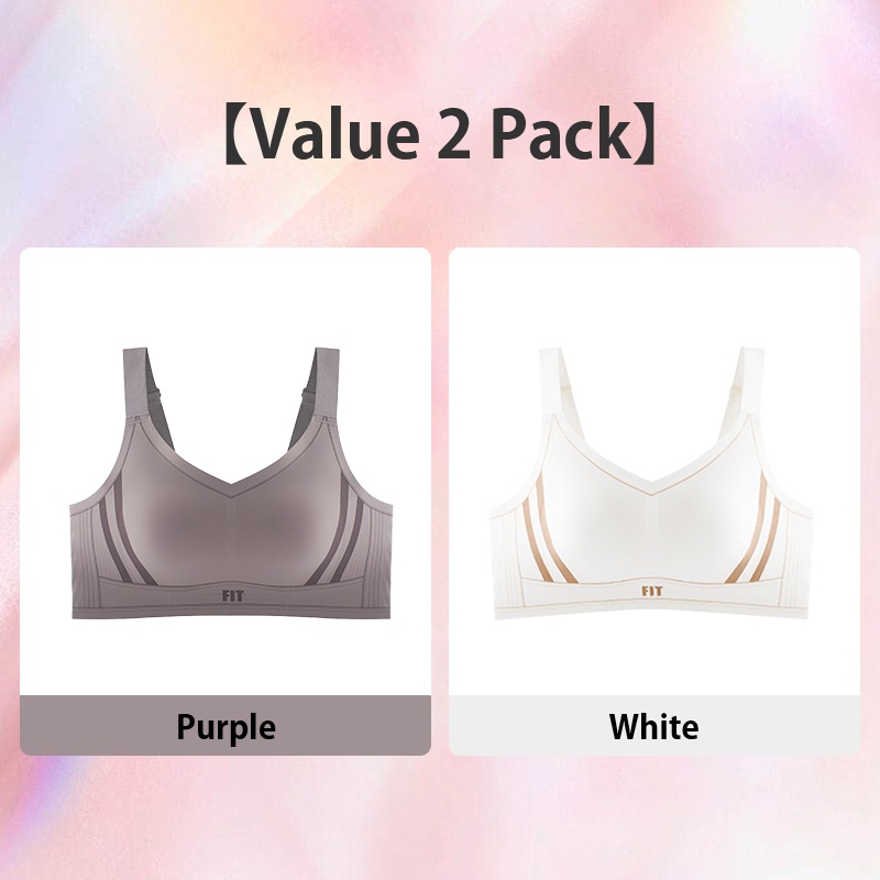 VEIMIA Sports Style Full Coverage Minimizer Bra Seamless Cloud Sense Comfortable Support