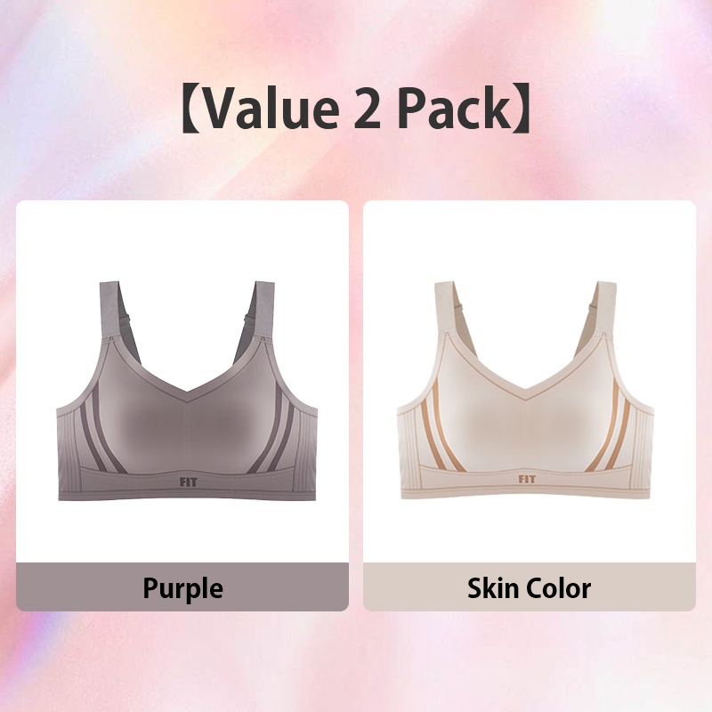VEIMIA Sports Style Full Coverage Minimizer Bra Seamless Cloud Sense Comfortable Support