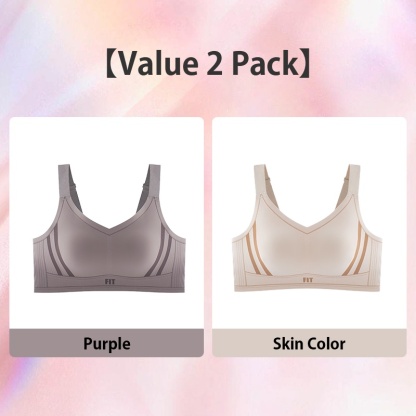 VEIMIA Sports Style Full Coverage Minimizer Bra Seamless Cloud Sense Comfortable Support