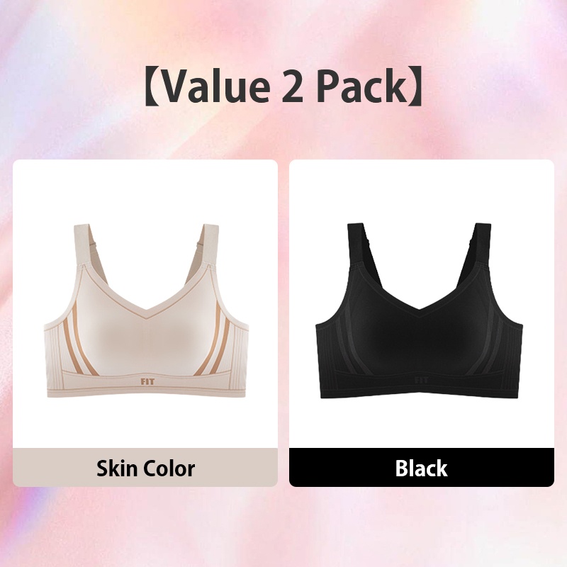 VEIMIA Sports Style Full Coverage Minimizer Bra Seamless Cloud Sense Comfortable Support