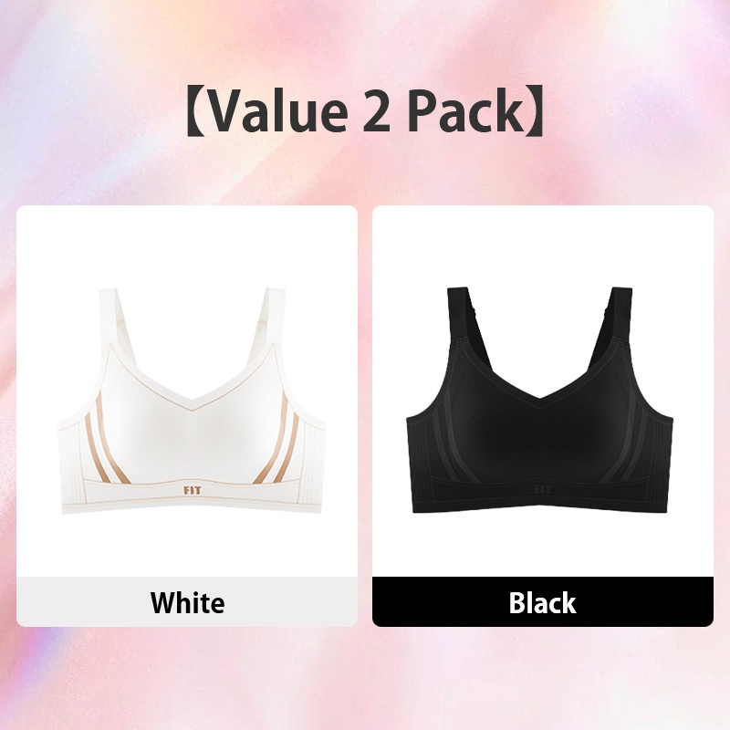 VEIMIA Sports Style Full Coverage Minimizer Bra Seamless Cloud Sense Comfortable Support