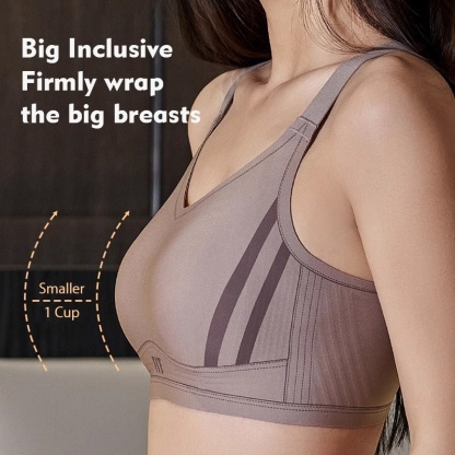 Sports Style Full Coverage Minimizer Bras Seamless Cloud Sense Ultra Comfortable Support For Yoga VEIMIA