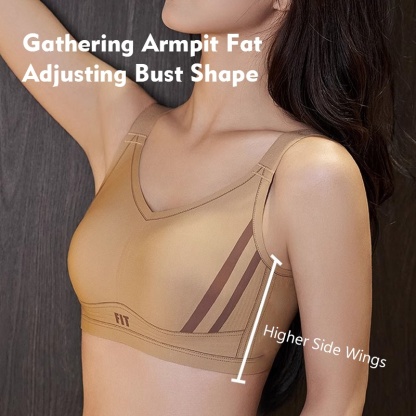 Sports Style Full Coverage Minimizer Bra Seamless Cloud Sense Ultra Comfortable Support VEIMIA
