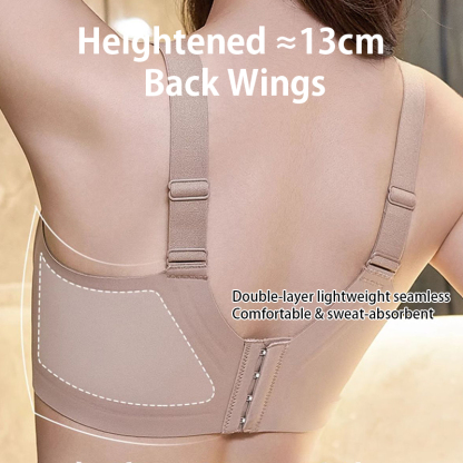 Ultra Thin Seamless Plus Size Minimizing Bras W-shaped Support Prevent Sagging VEIMIA