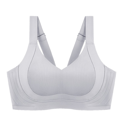 Seamless Comfortable Supportive Wireless Bra Fixed Cup For Lift Up Saggy Breast VEIMIA