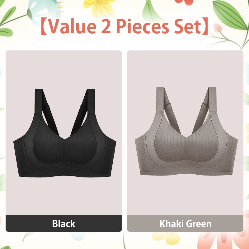 Seamless Comfortable Supportive Wireless Bras Fixed Cup For Lift Saggy Breasts VEIMIA
