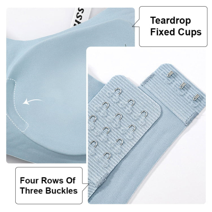 Seamless Wireless Bras Stylish Strap Comfort Support To Create Rounded Bust VEIMIA