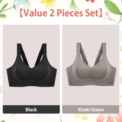 Seamless Comfortable Supportive Wireless Bras Fixed Cup For Lift Saggy Breasts VEIMIA