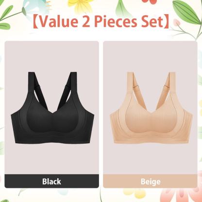Seamless Comfortable Supportive Wireless Bra Fixed Cup For Lift Saggy Breasts VEIMIA