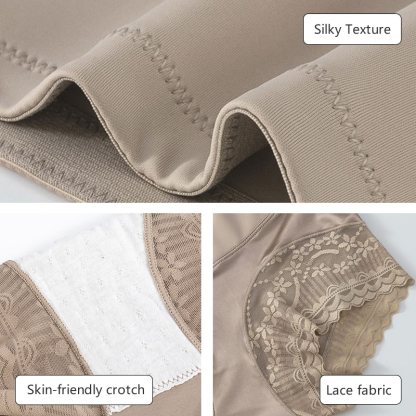Hot Style Silky High Waist Shaping Underwear Tummy Tucking Panties Lift Hips VEIMIA