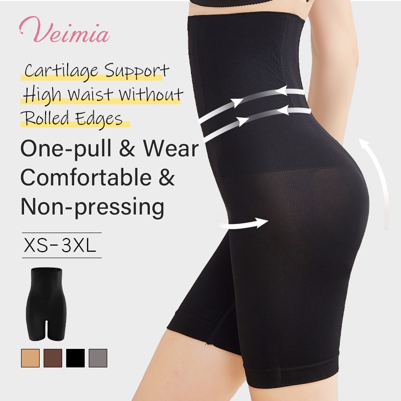 Body Shaper High-Waist Tummy Control & Butt Lifting, Smooth Easy Take On & Off, No-Pressure VEIMIA