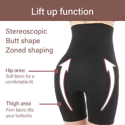 Lift Up Butt & Tummy Control Body Shaper, High-Waist, Easy Take On & Off Comfortable No Pressure VEIMIA 