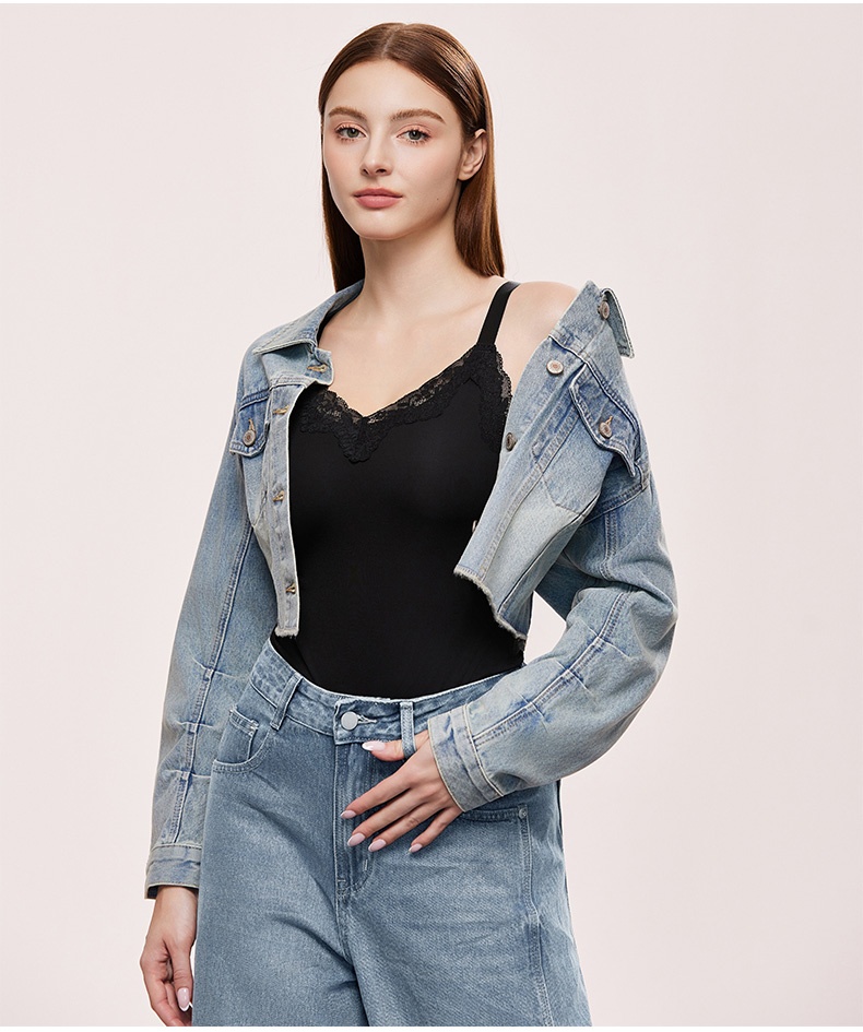 Bra-free ​​Camisoles​​ With Elegant Lace Design, Seamless ​​Supports​​ & Flattering ​​Lifts​​ For Natural Shape VEIMIA