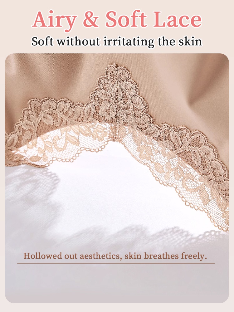 Bra-free Camisole With Elegant Lace ​​Designs​​, Seamless ​​Supports​​ & Flattering ​​Lifts​​ For Natural ​​Shapes​​ VEIMIA