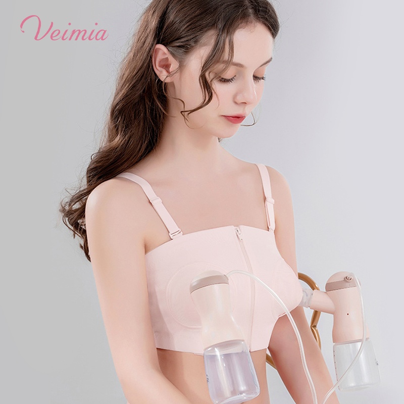 Adjustable Hands Free Pumping Bra - 360° Freedom, Zero Constraints VEIMIA