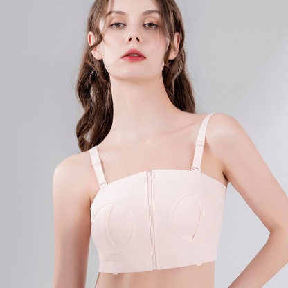Adjustable Hands Free Pumping Bra Adjustable Back Straps VEIMIA