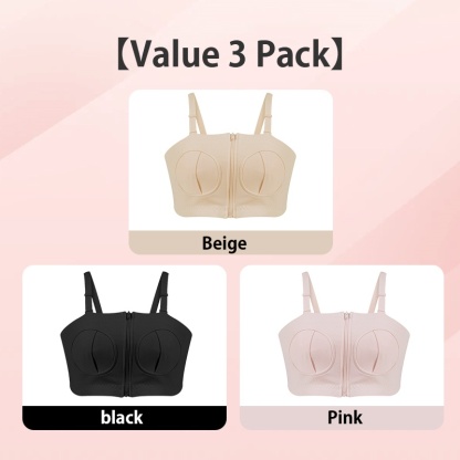 3 Pieces Adjustable Hands Free Pumping Bra - 360° Freedom, Zero Constraints VEIMIA