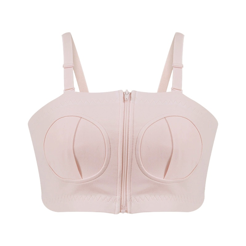 Pink 80mm large opening Adjustable Hands Free Pumping Bra VEIMIA