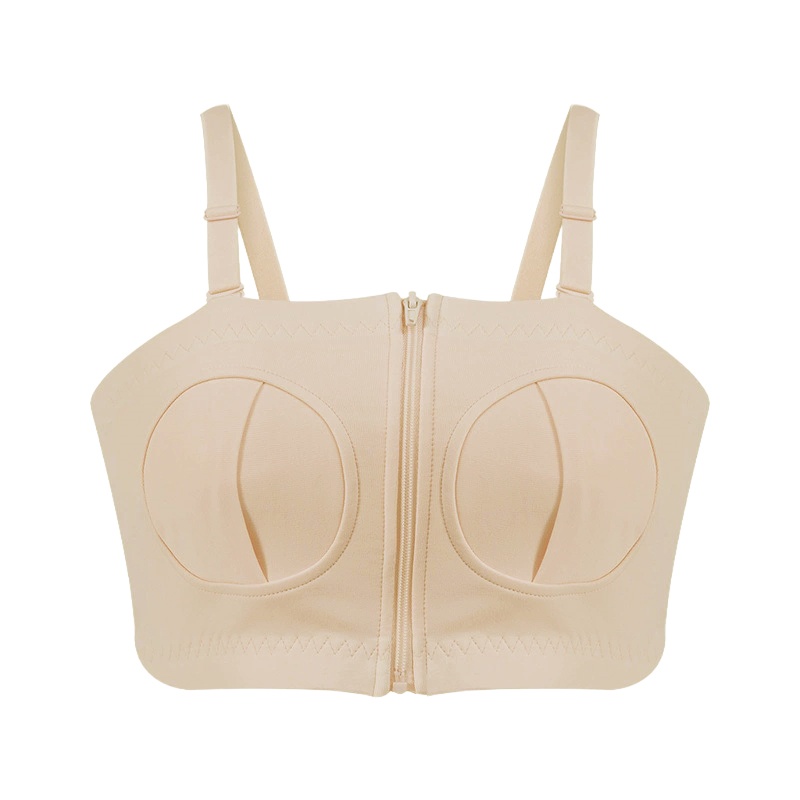 Skin Color 80mm large opening Adjustable Hands Free Pumping Bra VEIMIA