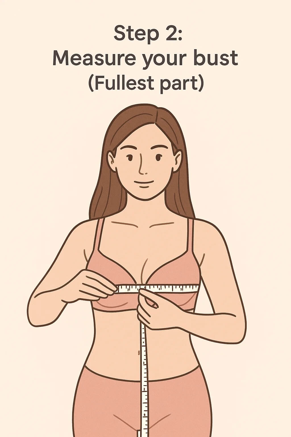 75B vs 34B bra size comparison showing same fit in different sizing systems.