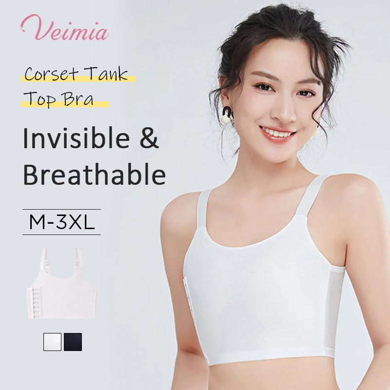 Thin Breathable Corset Tank Top Shape Bra VEIMIA