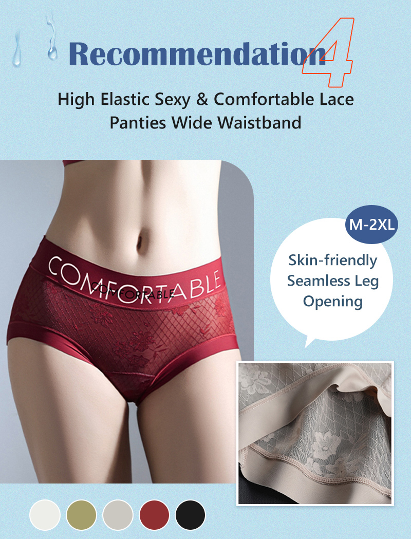 {"default":"High elastic sexy & comfortable lace underwear with wide waistband Veimia"}
