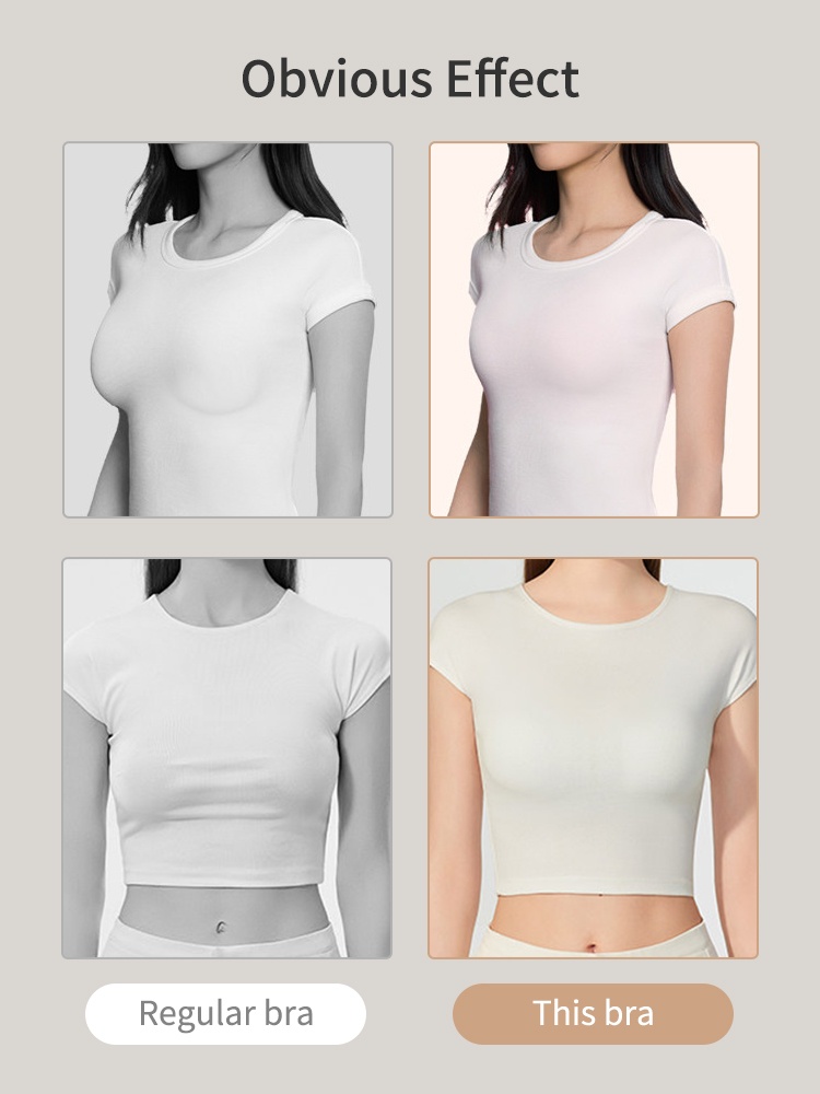 Bust-balancing Minimizer Bra Comfortable Shaping, Nude & Invisible For Natural Supports VEIMIA