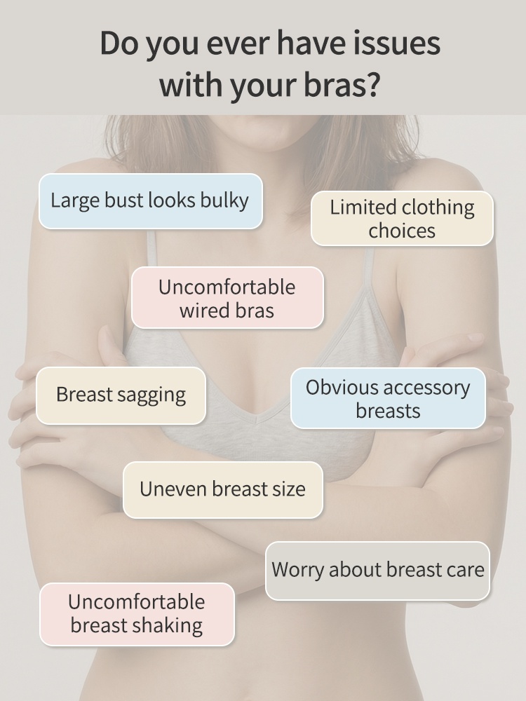 Bust-balancing Minimizer Bra Comfortable Shaping, Nude & Invisible For Natural Boost VEIMIA