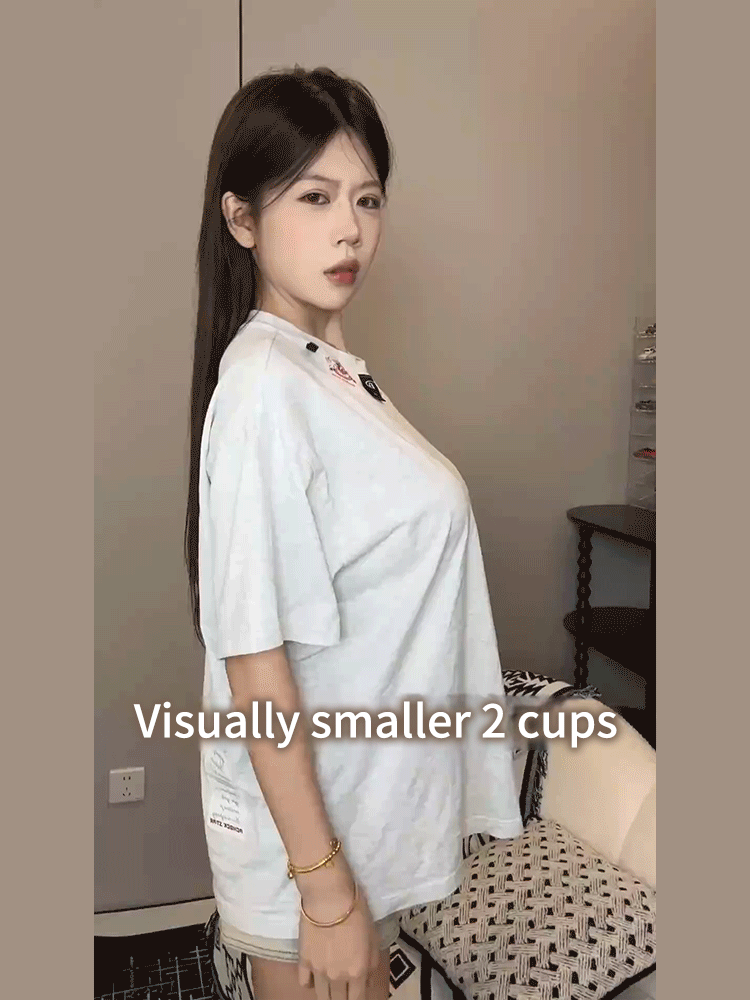 Bust-balancing Minimizer Bra Comfortable Contourings, Nude & Invisible For Natural Supports VEIMIA