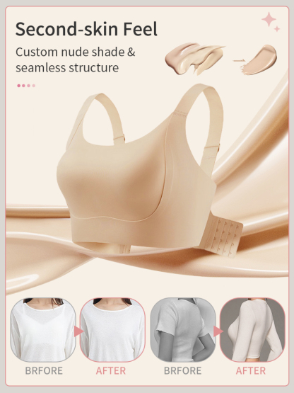 Bust-balancing Minimizer Bra Comfortable Smoothing, Nude & Invisible For Natural Boost VEIMIA