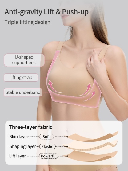 Bust-balancing Minimizer Bras Comfortable Contouring, Nude & Invisible For Natural Support VEIMIA