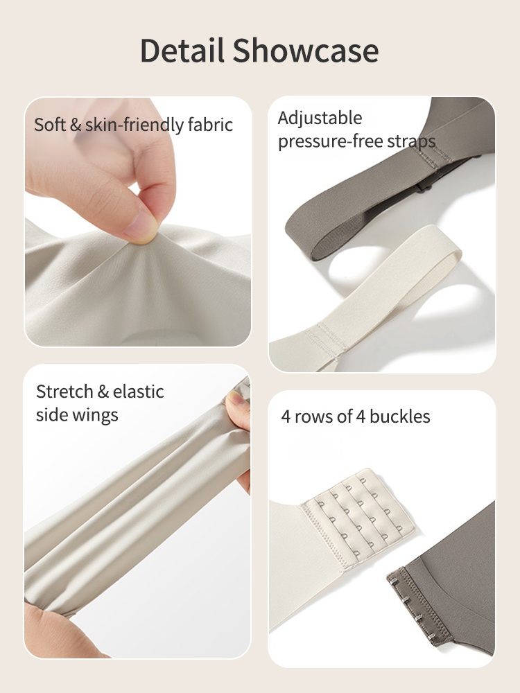 Bust-balancing Minimizer Bras Gentle Shapings, Nude & Invisible For Natural Lifts VEIMIA