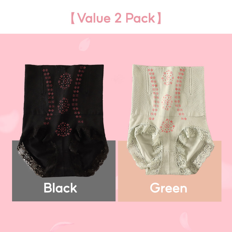 2 Pieces Set High Waist Tummy Control Butt Lift Body Shaper VEIMIA