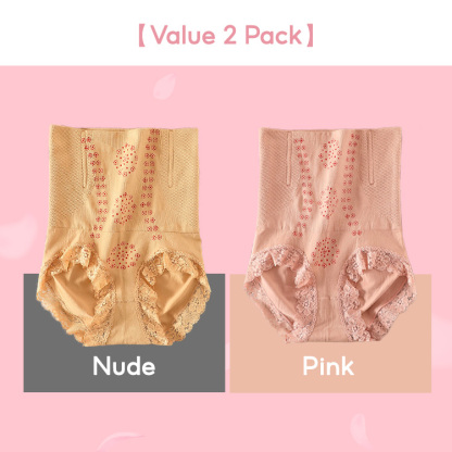 2 Pieces High Waist Tummy Control Butt Lift Body Shaper VEIMIA