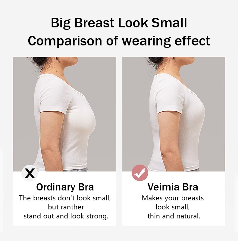 Anti-gravity Supportive Maternity Nursing Bras Baby-friendly Fabric For Easy Breastfeeding VEIMIA