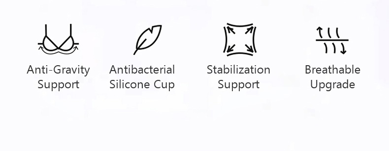 Supportive Maternity Nursing Bras Anti-bacterial Easy Breastfeeding Breathable VEIMIA