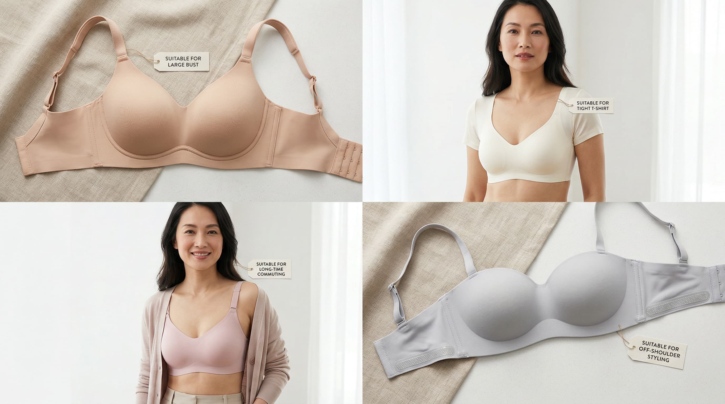 VEIMIA Comfortable Wireless Cami Bra 無鋼圈內衣推薦