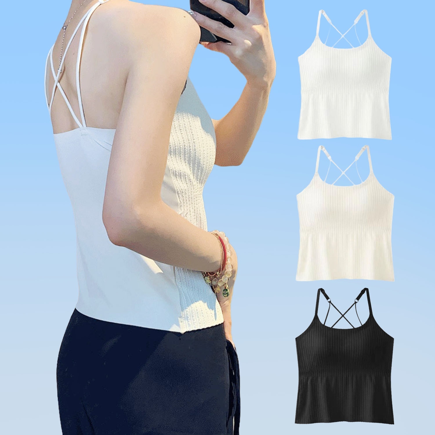 {"default":"summer must have womens camisole Veimia"}
