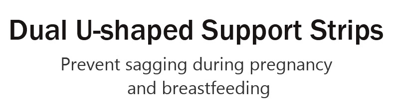 Supportive Maternity Nursing Bra Anti-bacterial Baby-friendly Fabric For Easy Breastfeeding VEIMIA