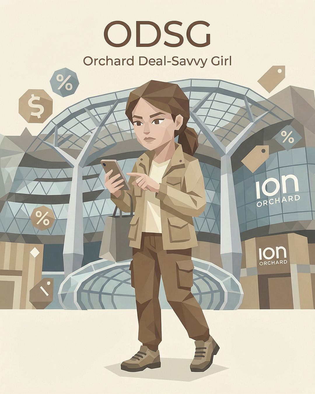 ODSG SGTI result image, Pretty But Financially Alert Girl Singapore girl personality type