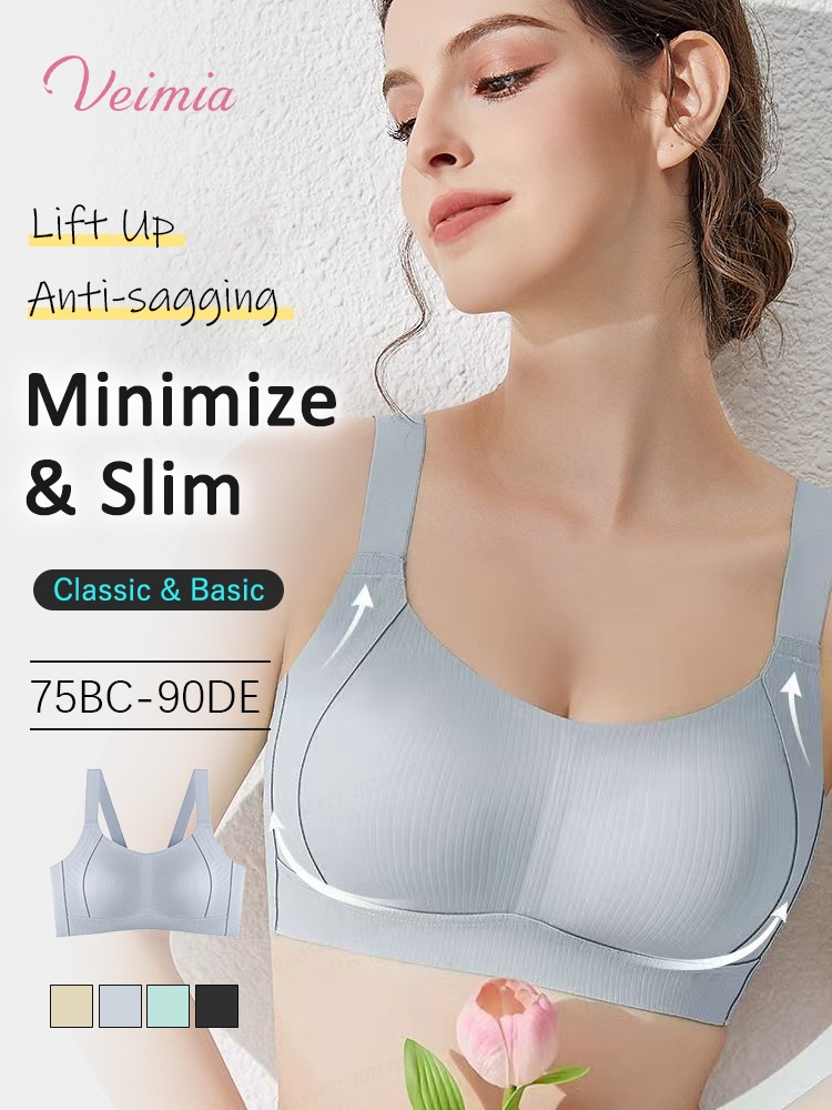 Classic ​​Minimizers​​ Bra Jelly Strips Lift Up & Ultra-thin ​​Fabrics​​ For Seamless Wear VEIMIA