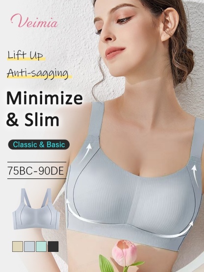 Classic ​​Minimizers​​ Bra Jelly Strips Lift Up & Ultra-thin ​​Fabrics​​ For Seamless Wear VEIMIA